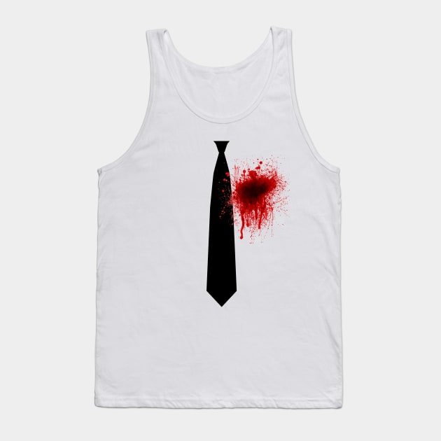 Butcher tie Tank Top by karlangas